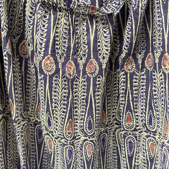 Hand block printed tank - Picture 3 of 3